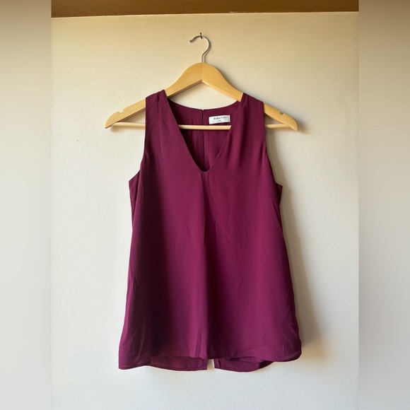 BABATON | MADDOX BLOUSE in *Burgundy | xxs - Picture 4 of 7